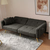 Sofa Bed Sleeper Fabric Love Seat Sofa Couch Sofa Settee for Living Room Grey