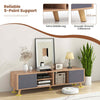 Wooden Display Table Home TV stand Media Console Table for TVs up to 65