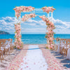 Heavy Duty Metal Garden Arch Path Wedding Rose Pergola Archway Flowers Climbing