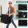 All-Weather Patio Plastic Storage Bin with Lockable Lid-Black