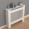 92/100cm Tall Radiator Cover Wood Cabinet MDF Grill Shelf Panel Protector