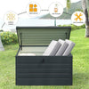 200-600L Outdoor Storage Box Large Patio Garden Deck Container Chest Wheels