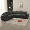 Panana Sofa Suite Set 3 2 or Corner Chaise in Dark Grey Or Light Grey