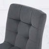 Set of 2/4Pcs Dining Chairs Velvet/PU Padded Seat Metal Legs Home Office Kitchen