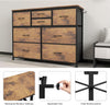 8 Chest of Drawers Bedroom Storage Drawers with Wooden Handles Wooden Top