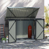 DOUBLE TRIPLE WHEELIE BIN STORE STORAGE SHED METAL DUSTBIN COVER RUBBISH STORES