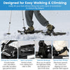 21"/25"/30" Aluminum Snow Shoes 4-in-1 Lightweight Terrain Snowshoes w/Carry Bag