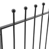 LARGE METAL GARDEN FENCE GATE WROUGHT IRON GATES PATIO MODERN WALL FITTINGS INCL