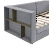 Upholstered Bed 3ft Single Bed Frame Daybed with 2 Drawers & Storage Compartment