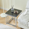 Nest Of 3 Nested Nesting Tables Side End Coffee Table Wooden for Living Room