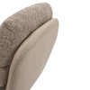 Chenille Padded Recliner Chair Armchair Lounge Swivel Sofa Chairs with Footstool