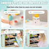 Wooden Farmer's Market Stand Pretend Play Kids Grocery Store Supermarket Toy