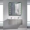 Illuminated LED Bathroom Mirror Cabinet Demister/Sensor/Bluetooth/Clock IP44