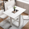 Modern Drop Leaf Dining Table Folding Kitchen Table Wooden Room Desk Space Saver