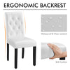 Dining Room Chairs Set of 2/4/6 Faux Leather Kitchen Chair Set with Wooden Legs