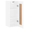Wall Mounted Cabinet White 34.5x34x90 cm Engineered Wood