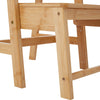 Folding 2-Step Stool Bamboo Wood Adult Kid Step Ladder Chair Stool Display Stand