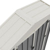 Small Garden Shed Metal Storage Box Outdoor Tool House Apex Roof Lockable 2 Door