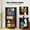Metal Storage Cabinet Rolling Garage Storage Cabinet 4 Adjustable Shelves