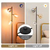 162CM Modern Floor Lamp Home Freestanding Tree Lamp w/ Foot Switch 3 Lampshades