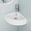 Bathroom Cloakroom Vanity Ceramic Wash Basin Sink Countertop / Wall Mount Modern