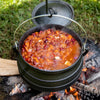 Cast Iron South African Potjie Cooking Stew Crucible Burning Pot Hot Pot Stewpot
