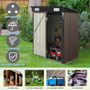 5x3ft Roof Garden Shed Tools Storage Unit Outdoor Backyard House w/Lockable Door