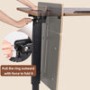 Hospital Style Overbed Laptop Table with Adjustable Height Tilt Top and Wheels