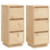 Sideboards 2 pcs 32x34x75 Solid Wood Pine P1U0