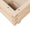 Garden Planter 40x40x26.5 Solid Wood Pine G9M4