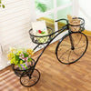 Bicycle Planter Metal Plant Stand Garden Bike Flower Pot Cart Holder Basket Deco