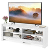 Corner TV Stand 3-Tier Entertainment Center Console Table w/Shelves
