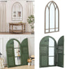 Vintage Shabby Chic Window Style Mirror Metal/Wood Frame Wall Hanging Mirrors UK