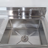 Commercial Catering Sink Stainless Steel 120cm / 1200mm Kitchen Single Bowl