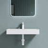Modern Bathroom Wash Basin Sink Stone Resin Countertop Wall Hung Full Size Range