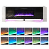 Electric Fireplace With TV Stand Unit Cabinet FirePlace Heater Flame Living Room