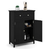 Bathroom Storage Cabinet Free Standing Bathroom Cabinet-Black
