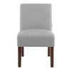 Dining Chairs & Table Set Linen Blend Bistro Seating Coffee Side Table | 3 Pcs