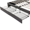 Super King Size Bed, 6ft Upholstered Ottoman Bed Frame with Storage Headboard