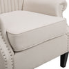Single Sofa Occasional Leisure Chair Wide Backrest for LivingRoom Bedroom Office