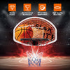 Wall Mounted Basketball Hoop & Backboard Set Indoor Outdoor Basketball Backboard