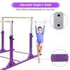 Double Horizontal Gymnastics Training Bar Height Adjustable Parallel Gym Bars