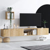 AVIOR TV Stand / TV Cabinet / TV Unit 180 cm / 3-Door / 6-Shelf / Sapphire Oak
