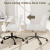 Modern Cross Legged Chair Upholstered Criss Cross Chair Desk Chair Vanity Chair