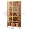Acrylic Cisplay Cabinet Collection Standing Display Cabinet 161CM Double Door