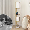 LED Floor Lamp Light Standing Reading Storage Shelf for Bedroom Living Room