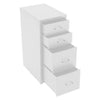Multisize Mobile File Cabinet Metal Floor Filling Cabinets with Drawers & Doors
