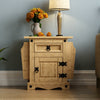 Corona Magazine Table 1 Drawer Mexican Solid Waxed Pine Cupboard Unit Furniture