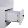 Modern White Bedside Table Cabinet Lamp Stand Drawer Storage Nightstand Bedroom