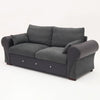 Panana Sofa Suite Set 3 2 or Corner Chaise in Dark Grey Or Light Grey